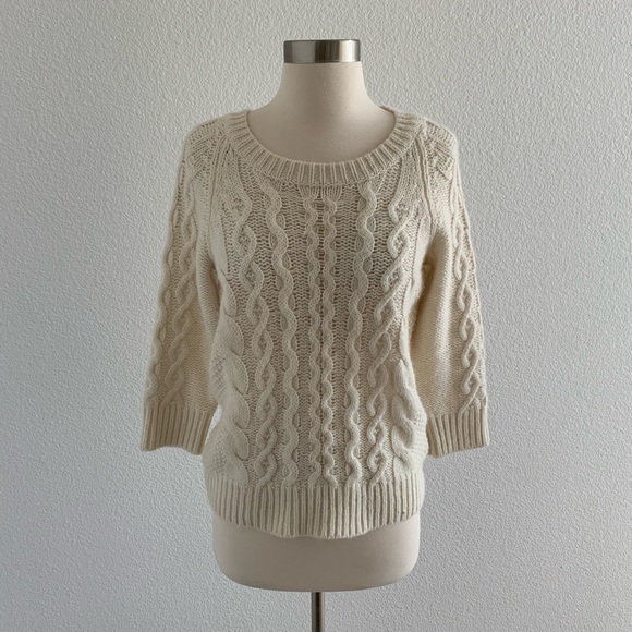 J. Crew Sweaters - J. Crew Fisherman Alpaca Wool Cable Knit Sweater!